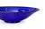 Transitional Arthur Court Designs Cobalt Blue Ribbed Art Glass Bowl – 14.25” For Sale - Image 3 of 7