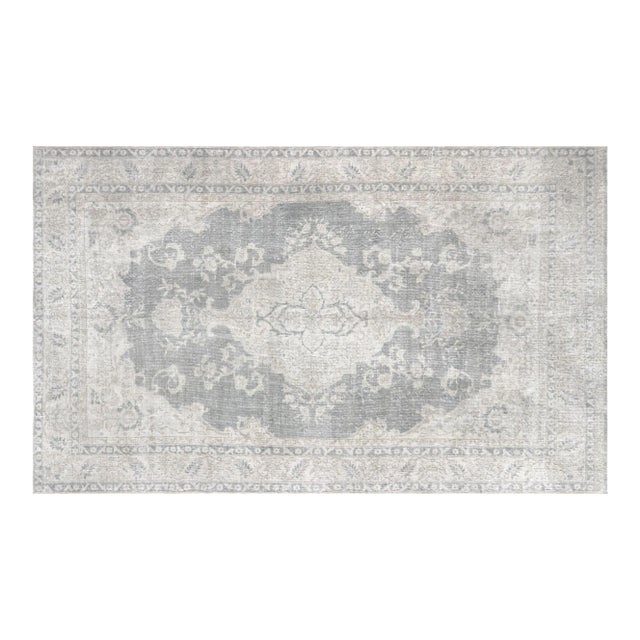 1960s Turkish Oushak Rug For Sale