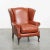 English Chesterfield Wing Chair in Cowhide Leather For Sale - Image 16 of 16