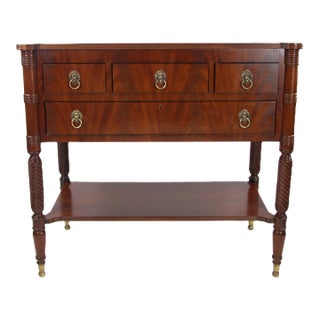 Late 20th Century Federal Style Mahogany Server For Sale