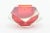 Glass Vintage Alessandro Mandruzzato Murano Faceted Sommerso Glass Bowl, Red, Yellow For Sale - Image 7 of 12