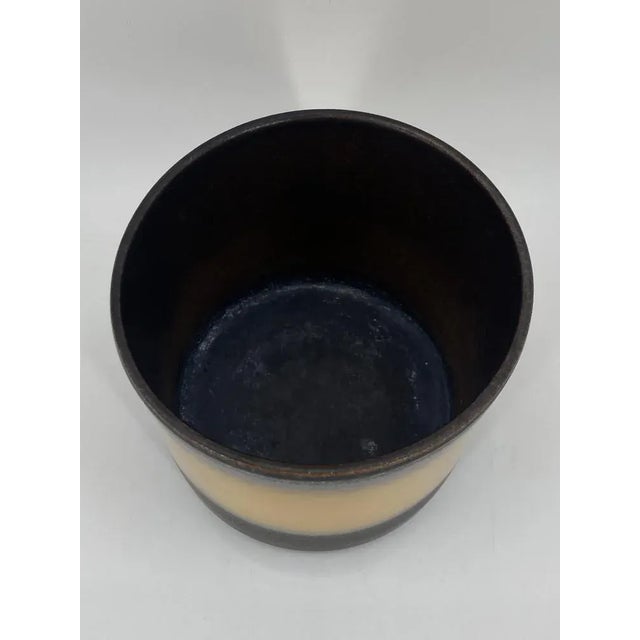 German Glazed Ceramic Pot, 1960s For Sale - Image 6 of 7