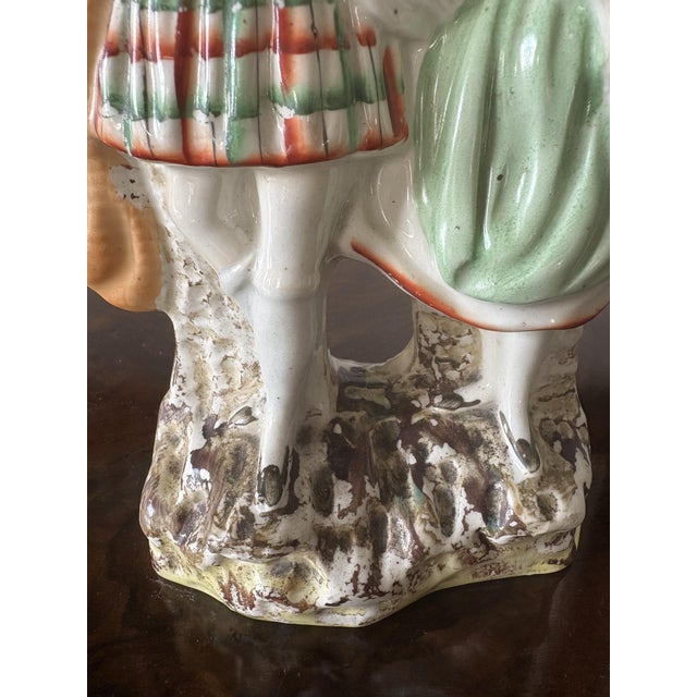 Antique Victorian Staffordshire Figure, 1880s For Sale - Image 6 of 11