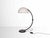 Metal Elio Martinelli Snake Floor Lamp, White Metal and Opal, Italy 1960s For Sale - Image 7 of 7