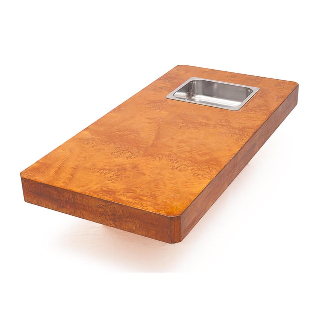 1970s Vintage Elm Burl Coffee Table, 1970s For Sale - Image 5 of 13