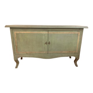 Mid 20th Century Vintage Painted Italian Style Sideboard For Sale