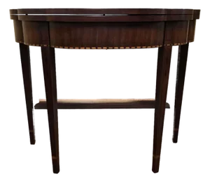 Henkel Harris Cherry Gate Leg Federal Style Flip Top Games Table
