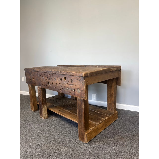 Antique English Workbench For Sale In Naples, FL - Image 6 of 11