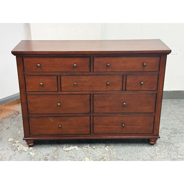 Traditional Aspenhome Cambridge Brown Cherry Dresser For Sale - Image 3 of 12