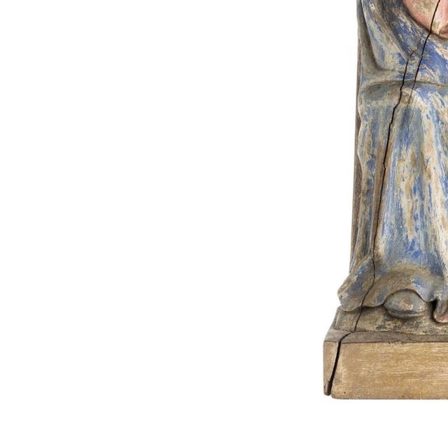 Portuguese Artist, Our Lady Majesty 17th Century For Sale - Image 3 of 6