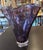Glass Lenox Organics Purple Art Glass Vase For Sale - Image 7 of 9