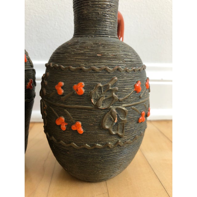 Mid-Century Modern Vintage Mid Century Vessels - a Pair For Sale - Image 3 of 8