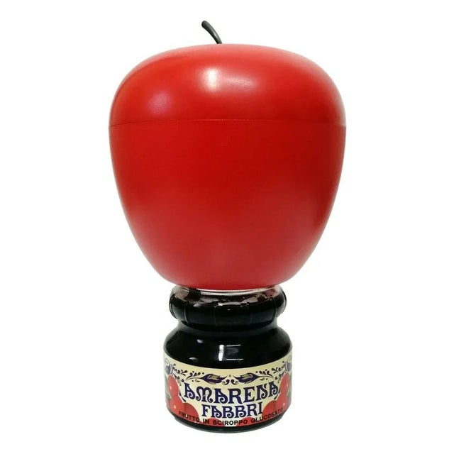 Red Black Cherry Cookie Holder, 1960s For Sale - Image 8 of 8