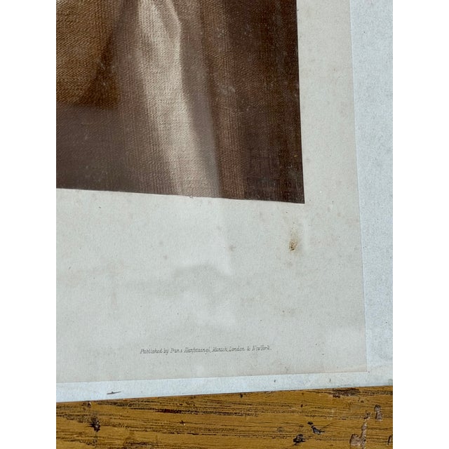 Victorian Antique Heinrich Hofmann “Christ” Religious Print in Gilt Faux Bois Frame, C. 1895 For Sale - Image 3 of 13