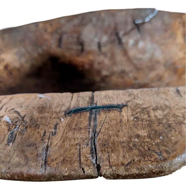 19th Century French Wooden Dough Bow For Sale - Image 11 of 11