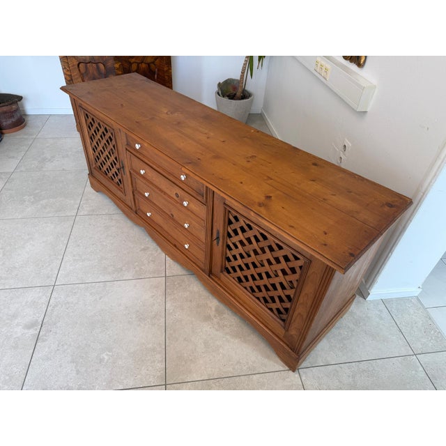 Rustic Apothecary Sideboard For Sale - Image 4 of 15