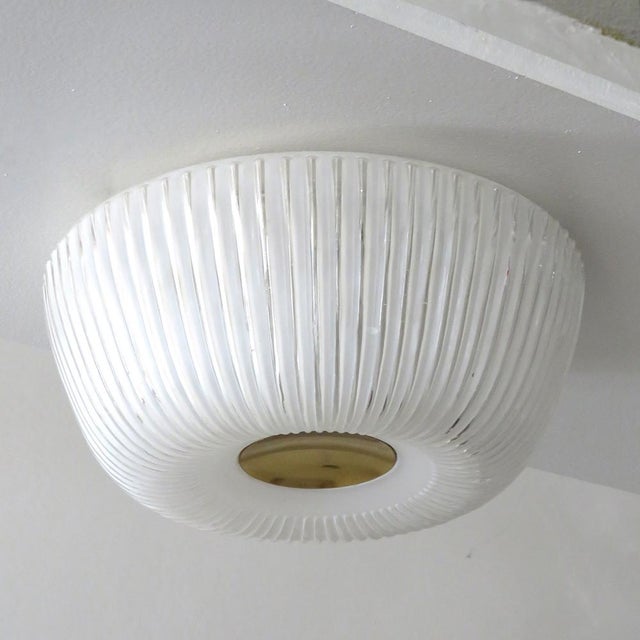 Mid-Century Modern German Flush Mount Light by Limburg, 1960 For Sale - Image 3 of 10