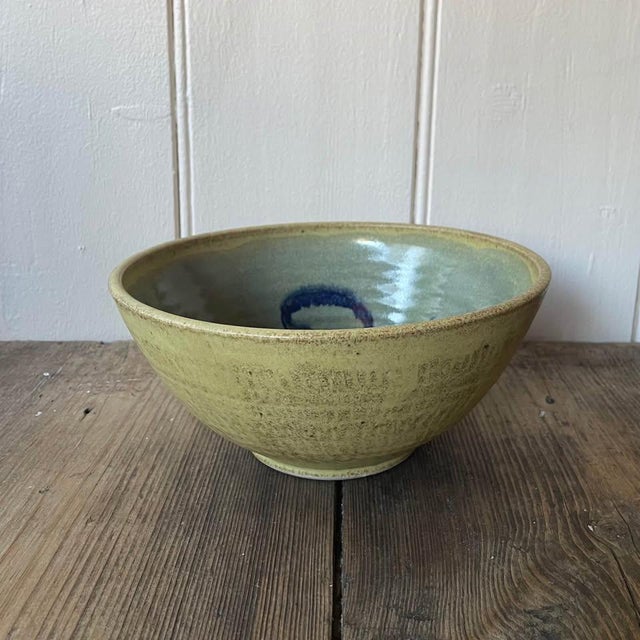 1970s Vintage Japanese Inspired Studio Pottery Bowl, 1970s For Sale - Image 5 of 7