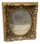 Vintage Louis XV Style Gold Leaf Wall Mirror, 1940s For Sale