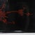 Vintage Chinese Black Lacquer Rectangular Serving Tray - Red and Gold Plum Blossom Motif For Sale - Image 9 of 16