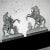 Wood Antique Detailed Spelter Marly Rearing Horse & Groom Sculptures After Guillaume Coustou - a Pair For Sale - Image 7 of 13