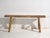 Brown Antique Elm Footboard Bench, 1870s For Sale - Image 8 of 12