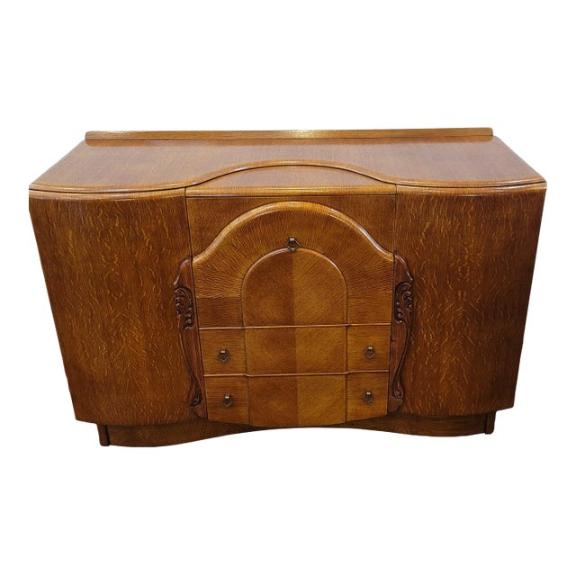 Antique Art Deco Cocktail Cabinet Bar Beautility Company Europe Dry Bar For Sale