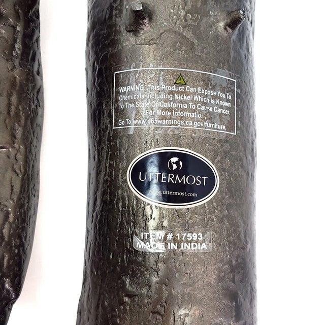 2020s Uttermost Accessories Caryn Nickel Trays - Set of 2 For Sale - Image 5 of 7