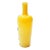 Italian Blown Cadmium Yellow Glass Bar Bottle, C. 1950 For Sale