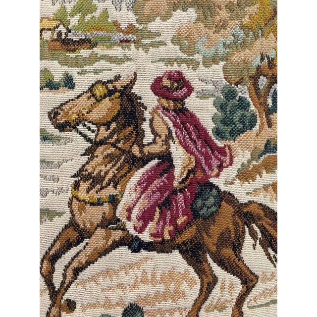 1950s Mid-Century French Jacquard Tapestry For Sale - Image 5 of 17