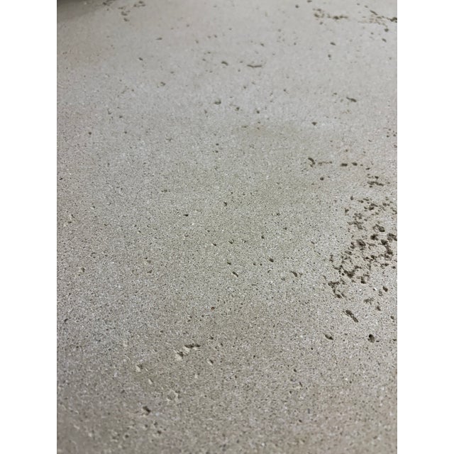 Rh Ixtapa Round Coffee Table – 48” Limestone Finish (Indoor / Outdoor) For Sale - Image 15 of 16