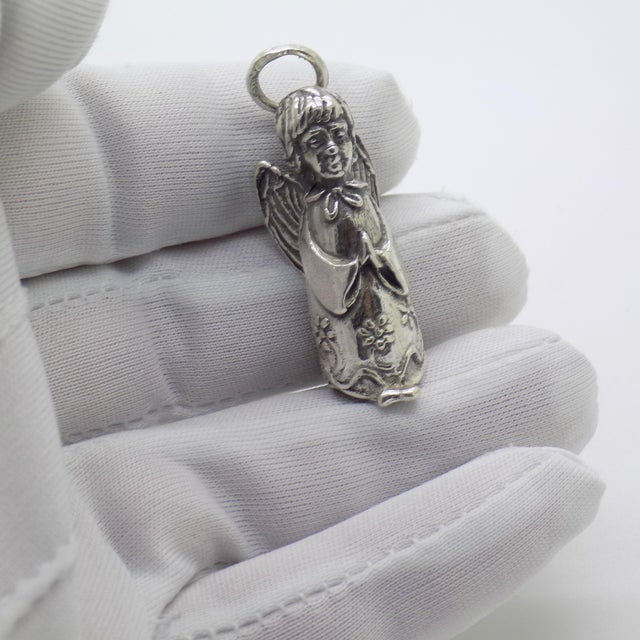 A handmade Italian figurine from the 1970s/1980s, crafted in Continental Silver and marked 800 which stands for...