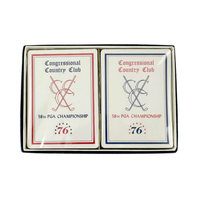 Congressional Country Club Pga Golf Championship Double Deck Playing Cards For Sale - Image 10 of 11