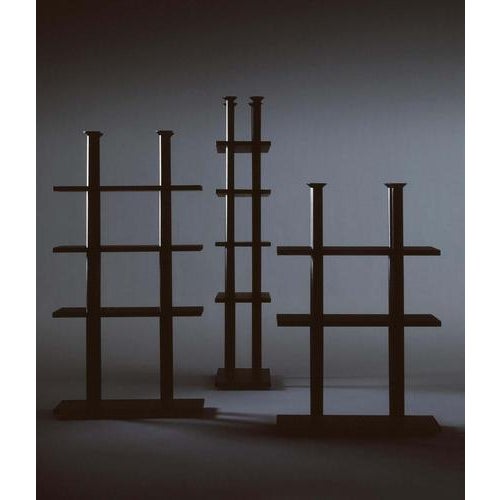 Peristylo Black Wood Shelves by Oscar Tusquets for BD Barcelona, Set of 2 For Sale - Image 3 of 16