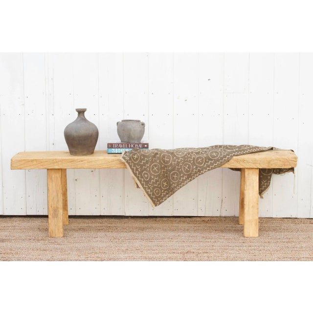Farmhouse Reclaimed Wood Bench For Sale - Image 11 of 12