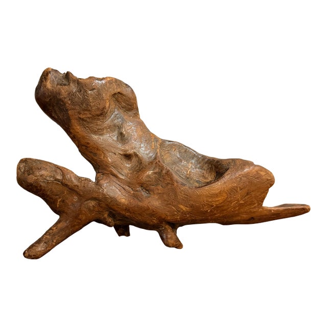 Mid-Century Modern Abstract Root Wood Sculpture For Sale