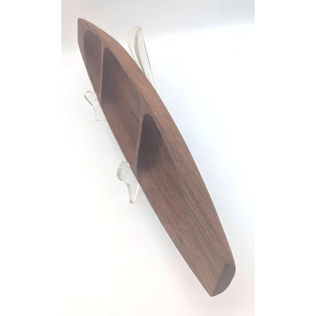 1970s Teak Wood Vide Poche Tray For Sale In Miami - Image 6 of 12