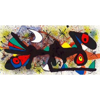 1974 Untitled Lithograph by Joan Miró From "Céramiques De Miró Et Artigas" For Sale