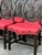 Vintage Hepplewhite Swag Nailhead Dining Chairs - Set of 6 For Sale - Image 4 of 12