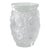 Antique Rene Lalique 1939 Design Bagatelle Vase of High Relief Sparrows in Foliage For Sale