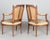 Brown 18th Century Louis XVI Period French Fauteuils or Arm Chairs, a Pair For Sale - Image 8 of 10
