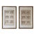 Two English 18th Century Pen and Ink Heraldic Illustrations of the Achievements of Earls For Sale