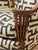 African Geometric Print Fabric on French Antique Chair For Sale In Los Angeles - Image 6 of 11