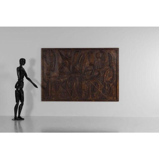 Large Abstract Wall Panel by Dedalo Montali, Italy, 1978 For Sale - Image 3 of 18