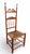 19th Century New England Rush Seat Ladder Back Chair For Sale In West Palm - Image 6 of 11