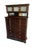 Traditional Antique Mahogany Dental Cabinet With Diamond Frosted Windows and Crystal Knobs For Sale - Image 3 of 7