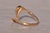 The Massa: Flowing Bypass Ring with Natural Diamond For Sale In Philadelphia - Image 6 of 11