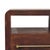 Modern Tiger Oak and Mango Wood 1-Drawer Open-Shelf Nightstand For Sale - Image 3 of 8