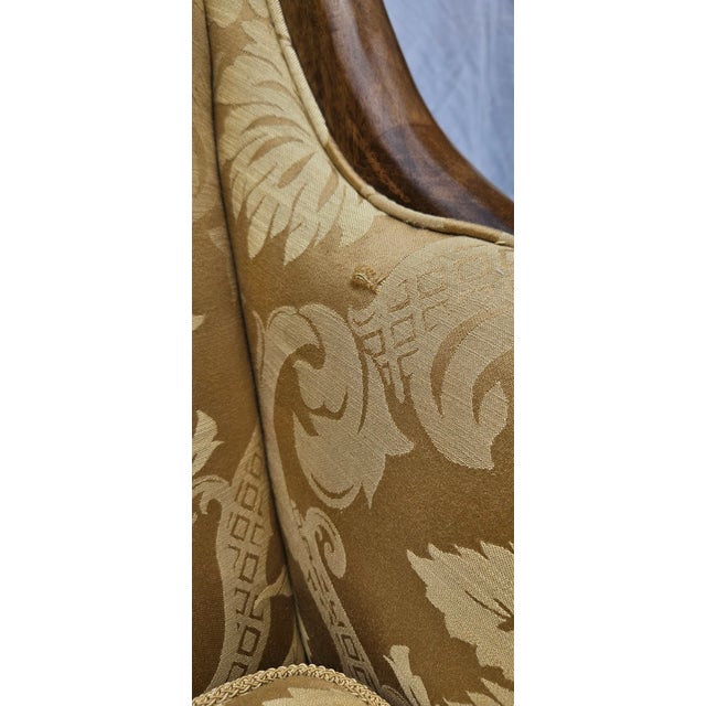 Century French Louis XVI Hand-Carved Walnut Sofa For Sale - Image 15 of 15