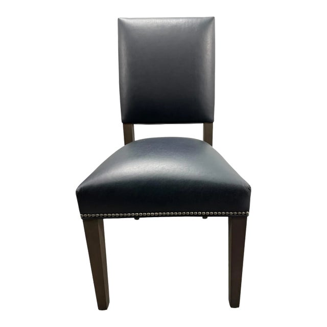 Arhaus Torino Leather Side Chair For Sale